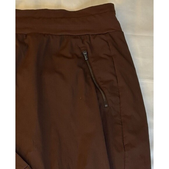ATHLETA Trekkie Mid Rise Legacy Joggers Women 24 Cognac Brown Hiking Athleisure - Picture 3 of 15